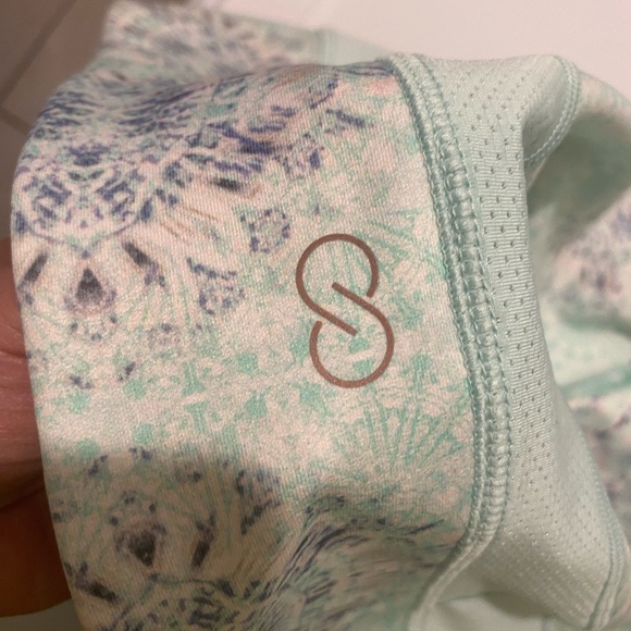 CALIA Mint Patterned capri Leggings - Picture 4 of 7